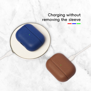 Nouvel arrivage étui de protection en cuir pour écouteurs étui portable pour <span class=keywords><strong>Airpod</strong></span> Pro étui accessoires de couverture d'écouteurs pour Apple <span class=keywords><strong>Airpod</strong></span> Pro - Product Image 5