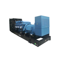 Nouveau Groupe Électrogène 1 MW 2 MW au Gaz Naturel, Gaz de Biomasse et Biogaz, Démarrage Automatique/à Distance, Triphasé, Refroidi par Eau, Efficacité 90%