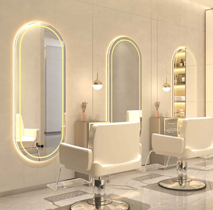 Miroir Mural LED de Luxe Moderne pour Salon, avec Commande Tactile et Lumière Dimmable, Personnalisable pour Salon de Coiffure - Offre Spéciale - Product Image 5