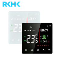 Termostato WIFI RKHK Tuya para Calefacción por Suelo Radiante, Controlador de Temperatura Ambiente para Sistema de Calefacción por Suelo Radiante, Termostato Doméstico