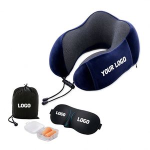 Oreiller de voyage en mousse souple Zxx pour voiture, avion, bureau, soutien du cou - Product Image 1