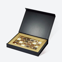 Boîte cadeau vide en papier d'emballage de luxe avec impression personnalisée, boîte en carton pour chocolat