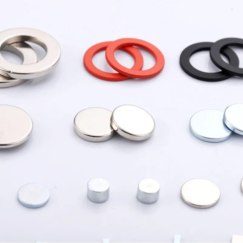 High Power Permanent Strong Large Big NdFeb Magnetic Ring 100mm N45 N52 Radial Diametrically Magnetized Neodymium Ring Magnet