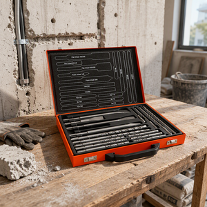Ensemble de 17 burins SDS-Plus pour béton, maçonnerie et briques, burins plats et pointus - Product Image 3