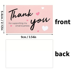 30 cartes de remerciement par paquet – Cartes en papier pour remercier votre commande – Idéal pour les petites entreprises - Product Image 6