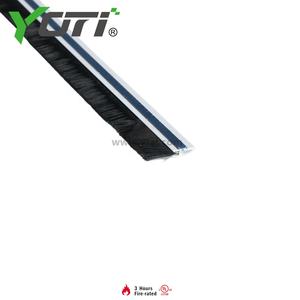 YDS611 מברשת תחתית אלומיניום לדלת הזזה חותם מברשת רצועת מברשת דלת מטאטא רצועות - Product Image 1