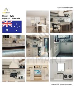 CBMmart Custom Luxury American <strong>Slim</strong> Shaker Style Laminate Faucet Full Modular <strong>Cabinets</strong> Solid Wood Kitchen <strong>Cabinet</strong> Set - Product Image 5