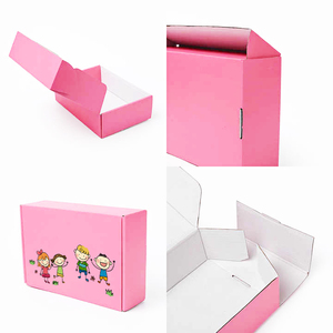 Biểu tượng tùy chỉnh in chất lượng cao bưu phẩm vận chuyển hộp giấy sóng hộp hàng tháng thuê bao trẻ em của hộp quà tặng - Product Image 5
