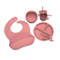 Bol en silicone personnalisé pour enfant, vaisselle pour tout-petits, assiette à ventouse pour l'alimentation des bébés