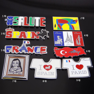 El Coliseo Torre inclinada de Pisa Italia Imanes de nevera Herradura Viaje 3D Metal Memorial Magnético Refrigerador Pegatinas Regalo - Product Image 6