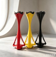 Ensemble de chicha en acrylique durable en forme de tour, élégante narguilé pour les fêtes