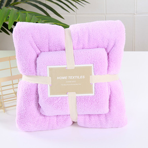 Ensemble de serviettes de bain pour bébé à séchage rapide avec logo personnalisé, cadeau de <span class=keywords><strong>mariage</strong></span>, fournisseur de serviettes douces, <span class=keywords><strong>serviette</strong></span> de bain en polaire corail de luxe - Product Image 6