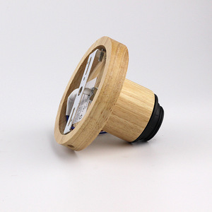 Wooden Ceiling Light Base E27 120mm Diameter 85mm Height For Home Lighting - Product Image 2