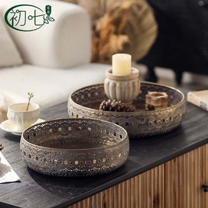 Round <b>Woven</b> <b>Basket</b> Handmade Vintage Style Toys Organizer Storage <b>Basket</b> For Desk Home Decor Gift - Product Image 2