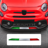 Alerón Delantero Inferior de Fibra de Carbono Real Shasha para Fiat, Accesorios Exteriores para Abarth 595