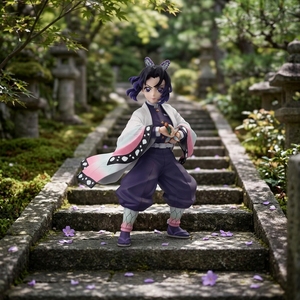 Figuras de Anime de PVC Auténticas al por Mayor, Caja Sorpresa, Escena de Batalla de <span class=keywords><strong>Demon</strong></span> Slayer, Shinobu <span class=keywords><strong>Kocho</strong></span>, Douma, Juguetes Coleccionables - Product Image 3