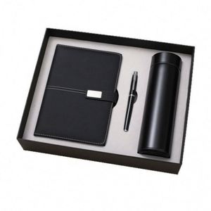 Luxury Business Gift Box Set High Quality PU Notebook HardCover Insulated Cup Metal <b>Pen</b> Enterprise Customization LOGO - Product Image 1