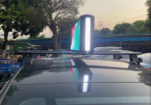 หน้าจอ LED ติดหลังคารถยนต์ P4 ความละเอียดสูง กันน้ำ สำหรับใช้งานกลางแจ้ง แบบสองด้าน สำหรับรถแท็กซี่ - Product Image 5