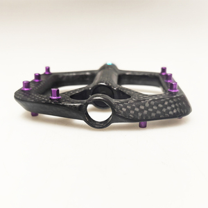 Pédale de vélo légère en alliage de titane et fibre de <span class=keywords><strong>carbone</strong></span> pour vélo de montagne et de route BMX MTB Pedales De Bicicleta - Product Image 6