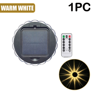 Lámpara Solar de Pared con Forma de Pétalo IP65, Nueva, Decorativa para Jardín Exterior, Plegable, para Parque o Villa - Product Image 6