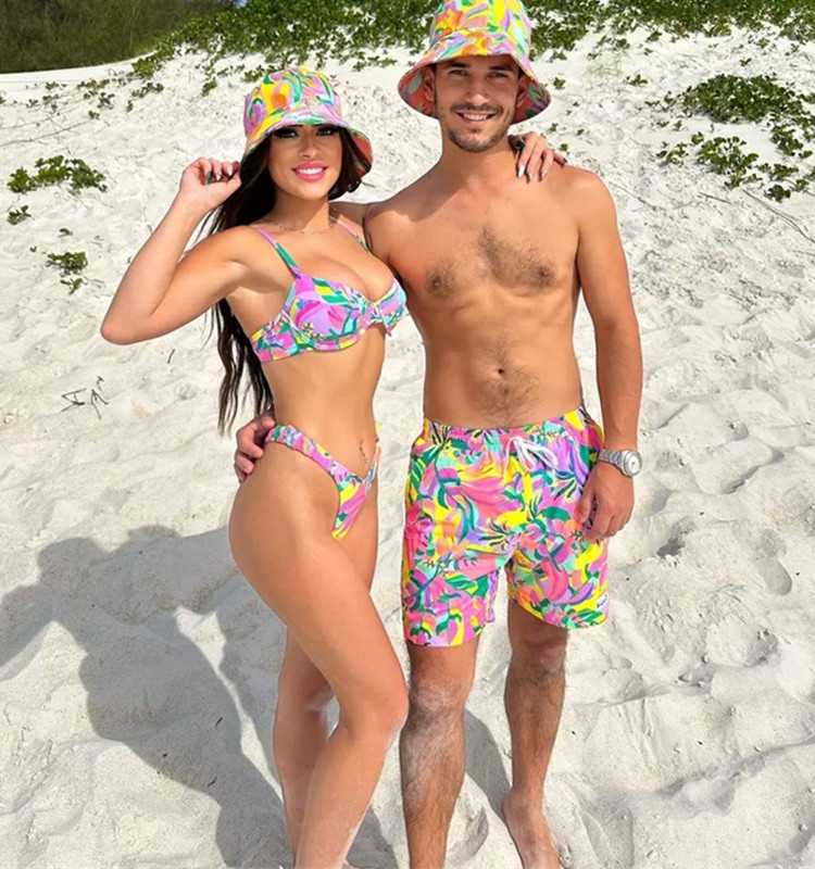 Matching Couple Swimwear Matching Male And Female Swimsuits Lover - Main Image