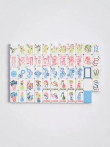 Jeu de mahjong américain à motif géométrique en acrylique à 4 couches avec 160 tuiles, conforme aux règles NMJL, adapté aux débutants - Product Image 2