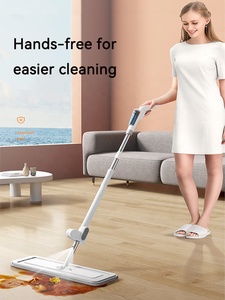 Vadrouille en microfibre humide et sèche sans lavage à la main chiffon de nettoyage réutilisable <span class=keywords><strong>anti</strong></span>-acariens vadrouille antibactérienne pour le nettoyage des sols à la maison - Product Image 6