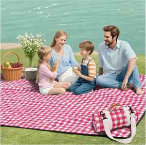New Style Foldable Waterproof Picnic <b>Blanket</b> Custom Logo Outdoor Beach <b>Camping</b> Mat - Product Image 1