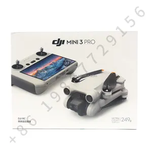 DJI-Dron con control remoto, Mini 3 pro (DJI RC) con control inteligente, cámara de zoom 4x, función de distancia de transmisión de vídeo de 12Km con cámara HD 4K