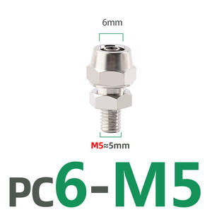 Conector Rápido Neumático de Compresión de un Toque, Serie PC PL PB M3 M4 M5 M6, Codo, Cruz, Conexión de Manguera de Aire con Bloqueo - Product Image 5