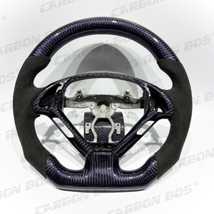 Expédition rapide depuis l'entrepôt américain. Livraison sous 7 jours. Volant en fibre de carbone personnalisé avec garniture intérieure pour <span class=keywords><strong>Infiniti</strong></span> <span class=keywords><strong>G37</strong></span> - Product Image 2