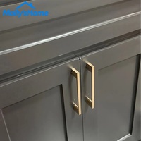 Poignées de meuble décoratives intemporelles en alliage de zinc bronze champagne pour armoires