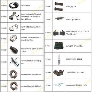 Kit de cilindro de motocicleta de aluminio de alta calidad Moped Puch 45mm - Product Image 5