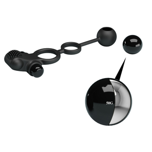 Pénis masculin multifonctionnel Anneau pénien silicone Plug anal Perles Crochet temporisé <span class=keywords><strong>Gode</strong></span> étanche érection Sex Toys pour couple - Product Image 4