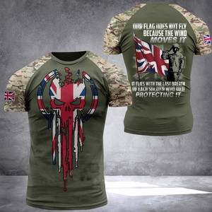 New Anh Ngụy Trang T-Shirt Người Đàn Ông Và Phụ Nữ Chất Lượng Cao Lực Lượng Đặc Biệt 3D In Ấn T-Shirt Mùa Hè Quá Khổ Tay Áo Ngắn - Product Image 4