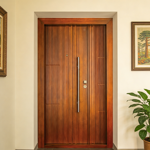 Nouvelles portes en acier abordables pour la rénovation de la maison, portes <span class=keywords><strong>d</strong></span>'<span class=keywords><strong>entrée</strong></span> sécurisées, économiques et fiables - Product Image 6