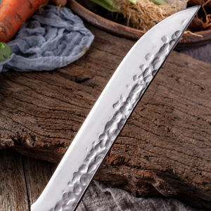 Ensemble de 6 couteaux à désosser avec manche en bois de Pakka et acier au carbone 4Cr13, couteau de <span class=keywords><strong>boucher</strong></span> Viking utilitaire en métal durable - Product Image 4