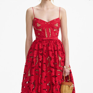 Abito da <span class=keywords><strong>sera</strong></span> elegante da donna con spalline sottili, rosso, per feste ed eventi, abito da <span class=keywords><strong>sera</strong></span> classico da donna - Product Image 4
