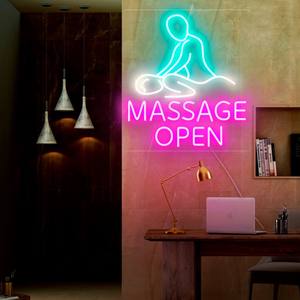 ป้ายนีออนแบบกำหนดเองสำหรับ<span class=keywords><strong>ร้าน</strong></span><span class=keywords><strong>นวด</strong></span> - ป้ายอะคริลิค LED กันน้ำ - สั่งทำตามสั่ง - Product Image 3