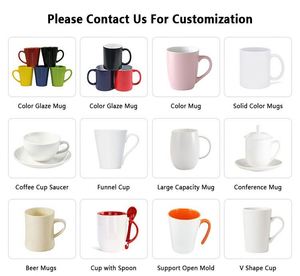 Tasses en céramique personnalisées avec logo USA Canada Mexique, tasses promotionnelles avec logo personnalisé, tasses de fête, tasses à café, usine de tasses en céramique - Product Image 2