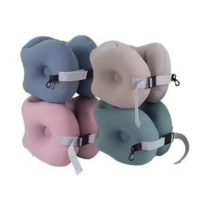 Almohada de Viaje en Forma de U, Tejida, para <span class=keywords><strong>Siesta</strong></span> en la Oficina, con Partículas de Espuma, Diseño Plegable, Posicionador para una Comodidad Óptima del Cuello, para Uso en Hoteles y Viajes - Product Image 1