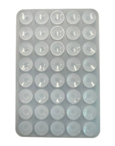 24 Strong Double Sided Silicone Suction