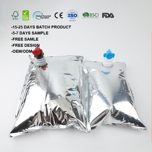 ถุงอลูมิเนียมพลาสติกแบบ BIB (Bag in Box) พร้อมจุกจ่าย ขนาด 3 ลิตร-20 ลิตร สำหรับน้ำแร่ แชมเปญ ไวน์ น้ำผลไม้ เกรดอาหาร พร้อมวาล์ว <span class=keywords><strong>Vitop</strong></span> - Product Image 1