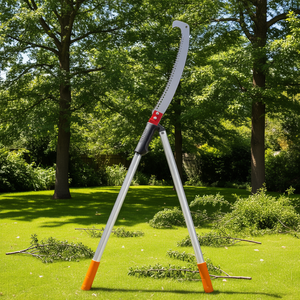Sécateur manuel à perche extensible de 9,8 pieds, manche en alliage d'aluminium, lame en acier pour la taille des branches hautes, léger - Product Image 2