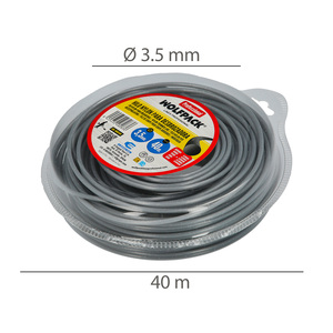 Filo professionale rotondo in nylon/alluminio O/ 3,5 mm (dispenser da 40 metri) - Product Image 2