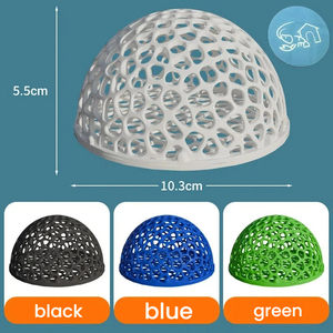 空心鱼半球避难所黑壳庇护所塑料蜂窝虾鱼水晶饲养水族箱装饰袋 - Product Image 4