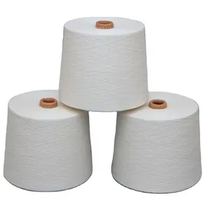 cheap price 100% spun polyester yarn 38s/1 Virgin Close Virgin and Recycle quality china manufacturer