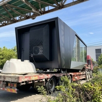 Maison conteneur modulaire mobile durable en acier pour ateliers, hôtels, restaurants, bars, ateliers, imperméable et résistant au feu