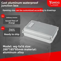 Caja de Conexiones FA16 de Aluminio Fundido 280*185*80, Sin Nivel IP, Caja de Sellado de Cables para Exteriores, Desde China Continental