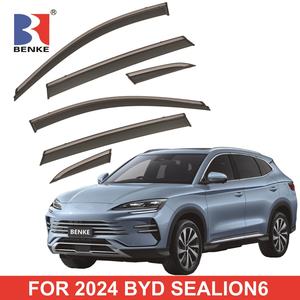 Déflecteurs de vent pour vitres latérales de voiture, pare-pluie, pare-soleil adhésifs, accessoires extérieurs pour Sealion 6 Seal U 2024 2025 - Product Image 2